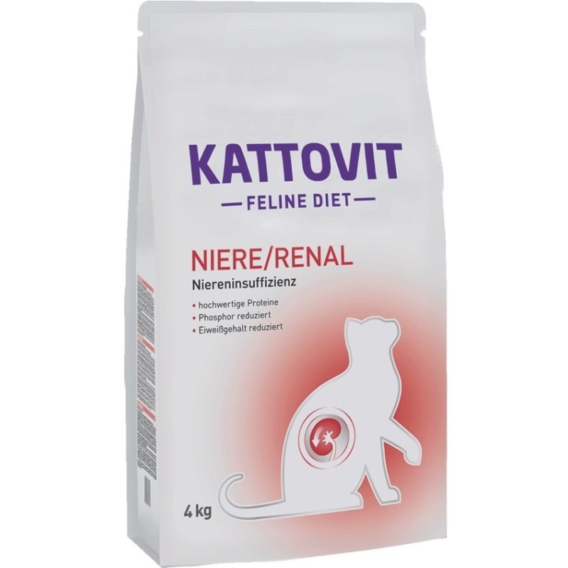 KATTOVIT Feline Diet Niere/Renal Trockenfutter 4 kg