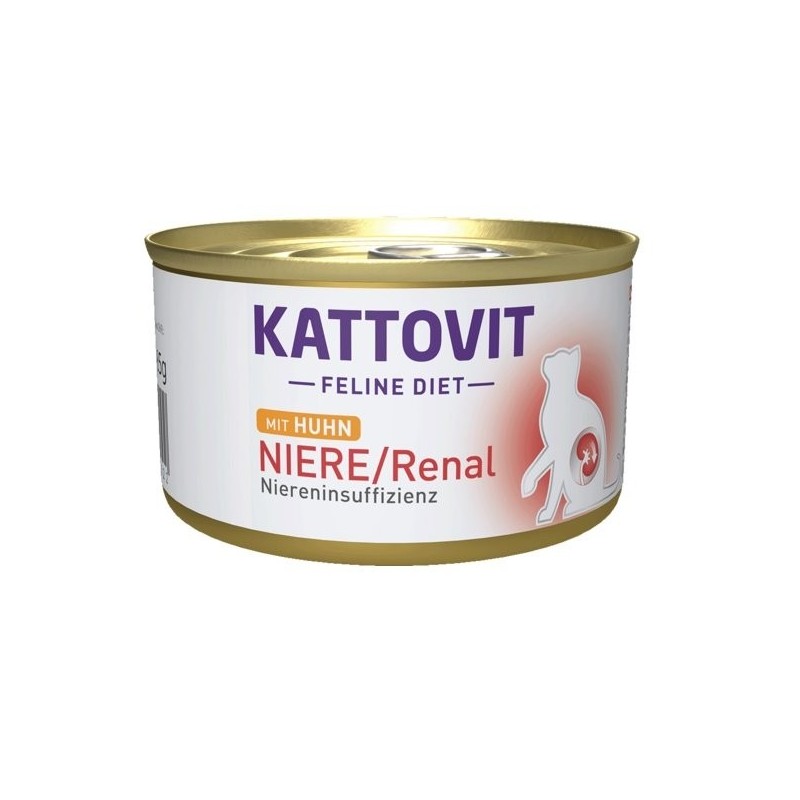 KATTOVIT Feline Diet Niere/Renal Huhn 85 g