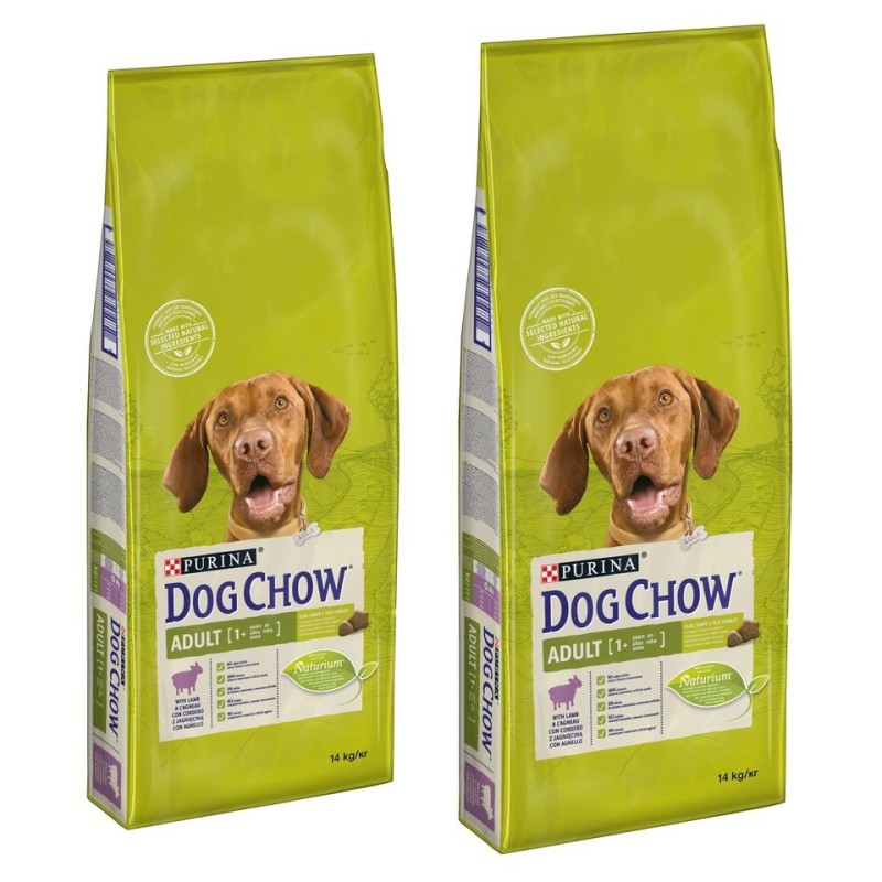 PURINA Dog Chow Adult Lamb  und  Rice 28 kg (2 x 14 kg)