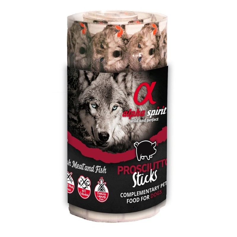 ALPHA SPIRIT Prosciutto-Sticks für Hunde 160 g