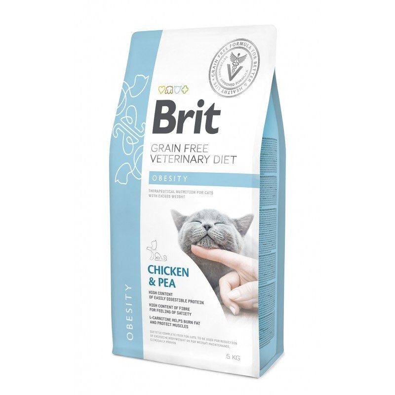 BRIT Veterinary Diets Cat Obesity 5 kg