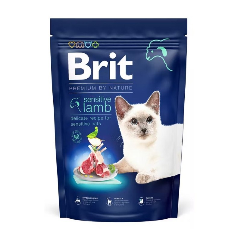 BRIT Cat Premium by Nature Sensitive lamb 300 g