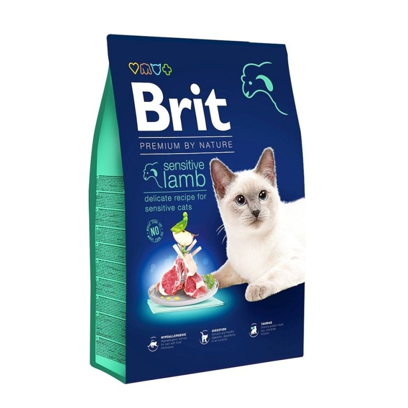 BRIT Cat Premium by Nature Sensitive lamb 800 g