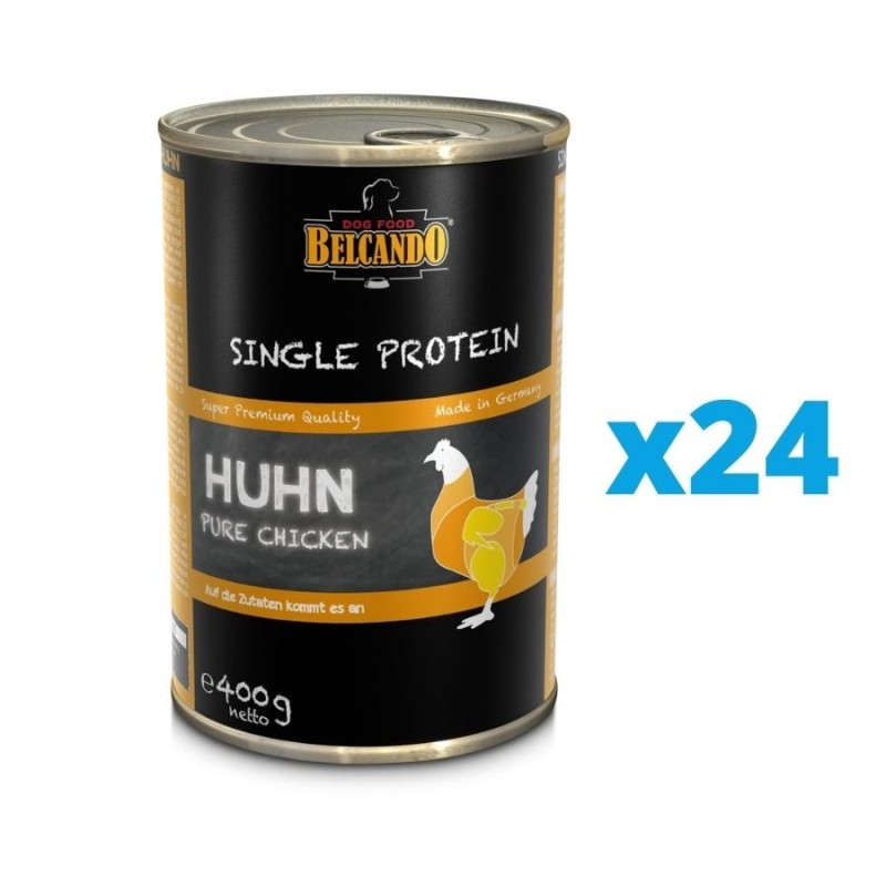 BELCANDO Single Protein Huhn Nassfutter 24x400 g