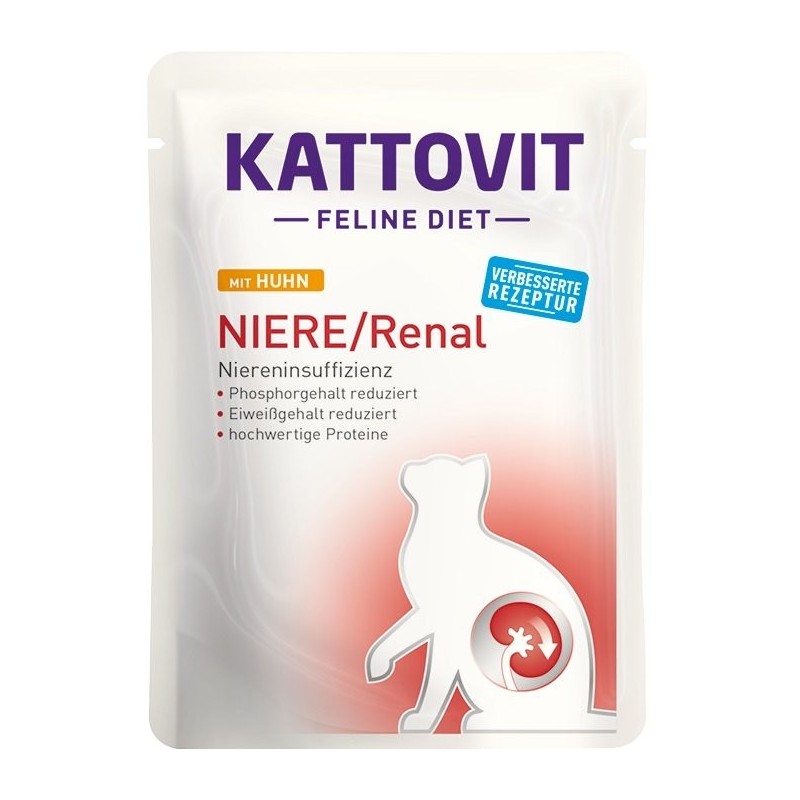 KATTOVIT Feline Diet Niere/Renal Huhn 85 g