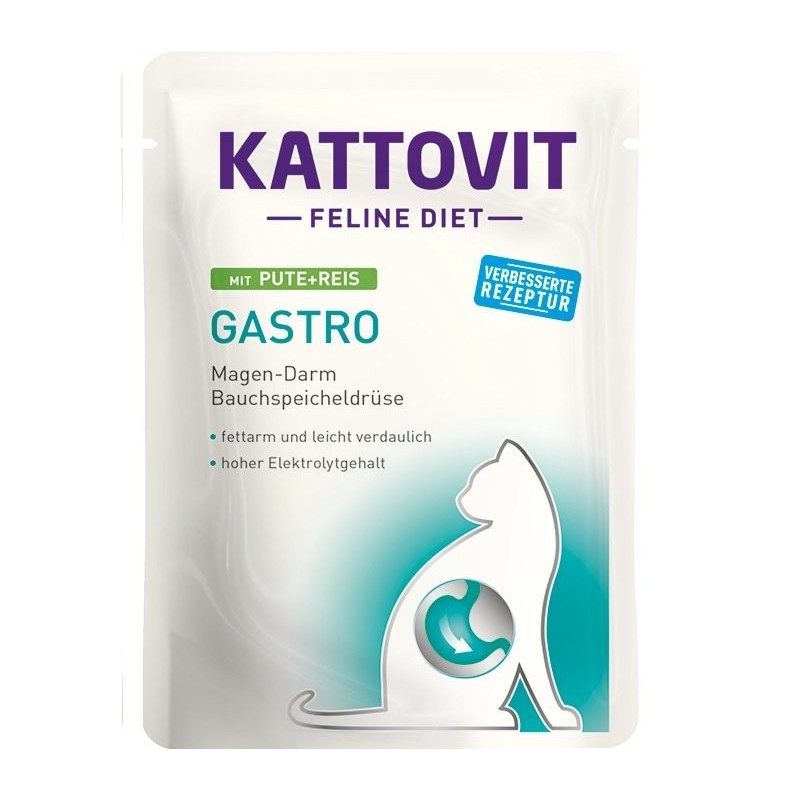 KATTOVIT Feline Diet Gastro Pute und  Reis 85 g