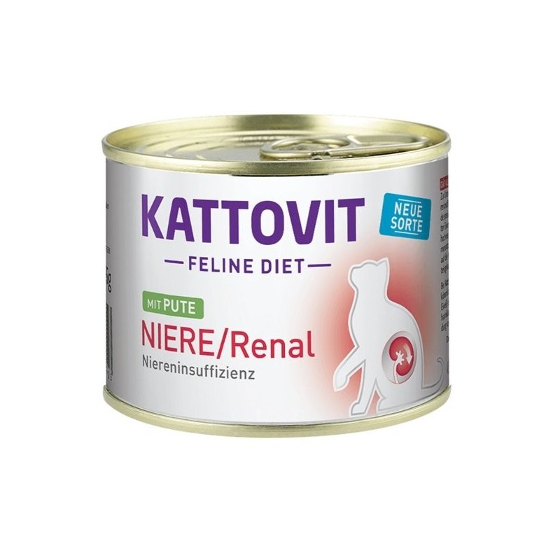 KATTOVIT Feline Diet Niere/Renal Pute 185 g