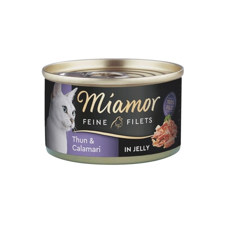 MIAMOR Feline Filets Thunfisch und Tintenfisch in eigener Sauce 100 g