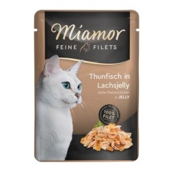 MIAMOR Felinets Thunfisch und Lachs Geleebeutel 100 g