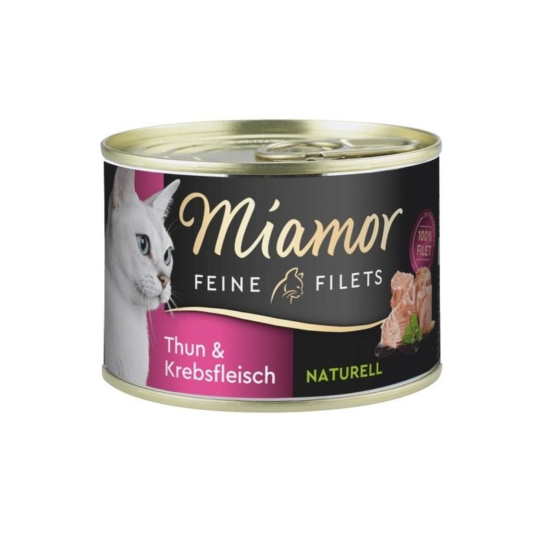 MIAMOR Feline Filets Thunfisch und Krabbenfilets in eigener Sauce 156 g