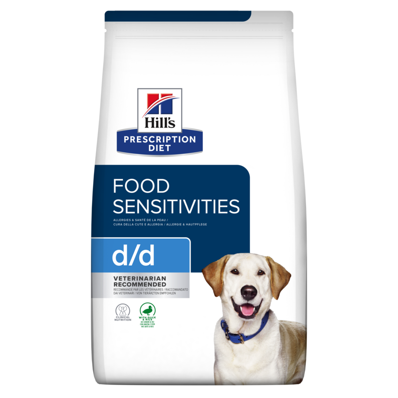 HILL'S Prescription Diet Canine d/d Duck und Rice 1,5 kg Futter zur Stärkung der Hundehaut