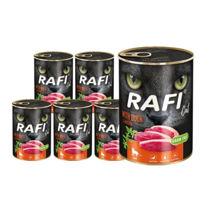 DOLINA NOTECI RAFI Cat Adult mit Ente 12x400 g