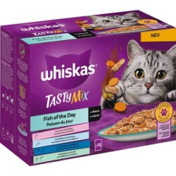 Whiskas Multipack 12x85g Tasty Mix Fish of the Day in Sauce - 1.020 g