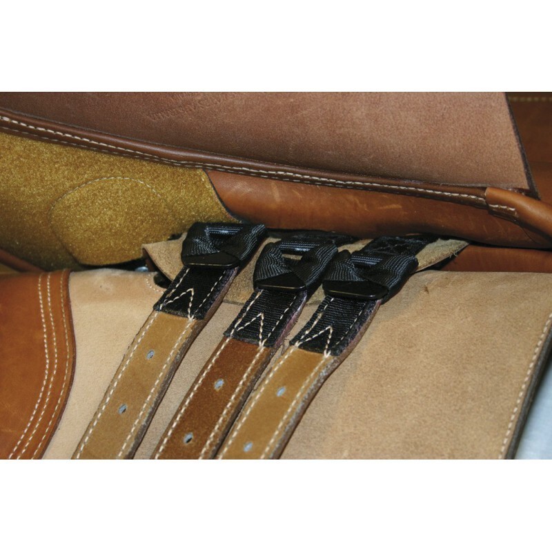 Leder-Gegengurte mit Schnellverschluss 38 cm Bates