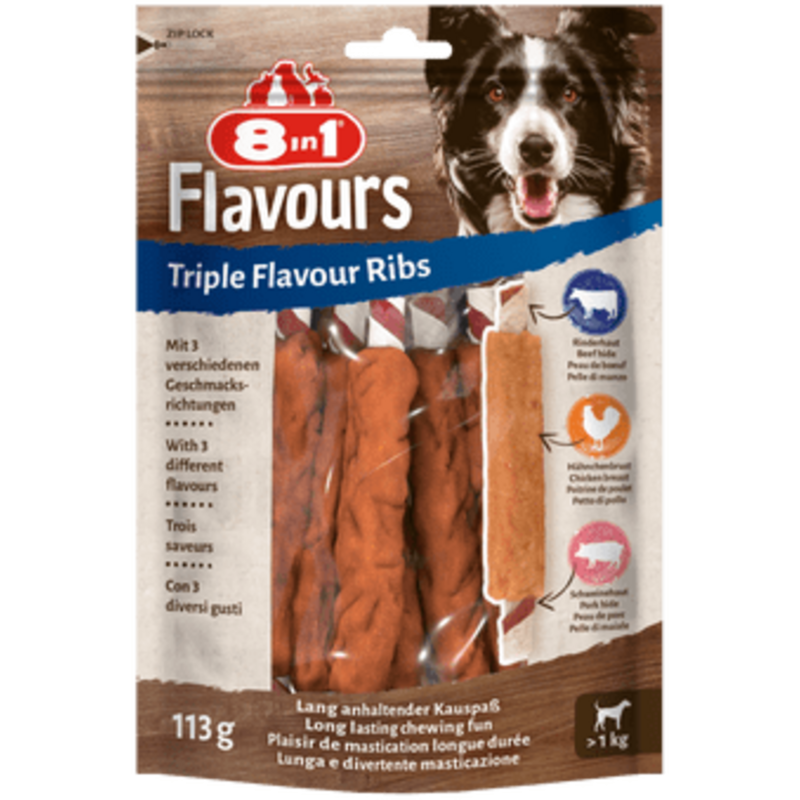 8in1 Triple Flavour Ribs 6 Stück - 1 Pkg