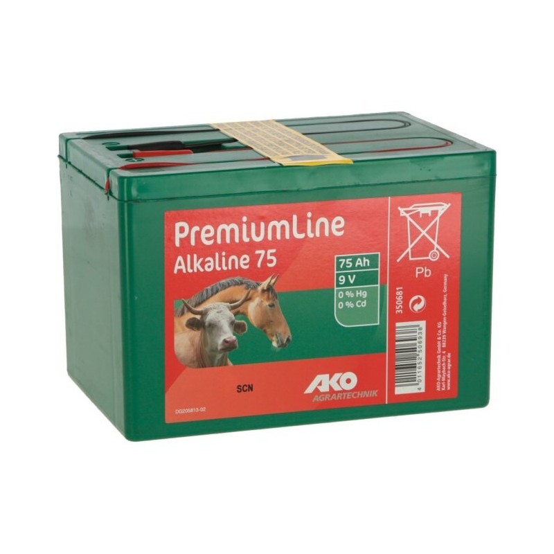 Batterie Ako Alcaline 75 Ah, 9V