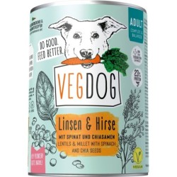 VEGDOG Adult Linsen & Hirse...