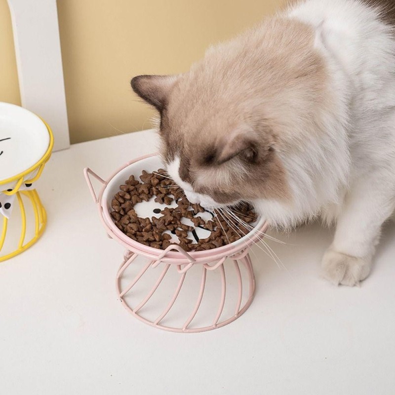 Heimtierbedarf Wassernapf Metallständer Katzenfutternapf Katzennapfständer Keramik Katzennapf Katzenfutternapf