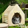 Hamster Nest Haus Stabilität Biss Beständig Haustier Zubehör Kleine Tier Spielplatz Nest