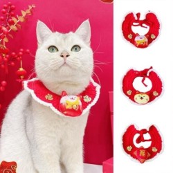 Knitted Cat Collar Cute...