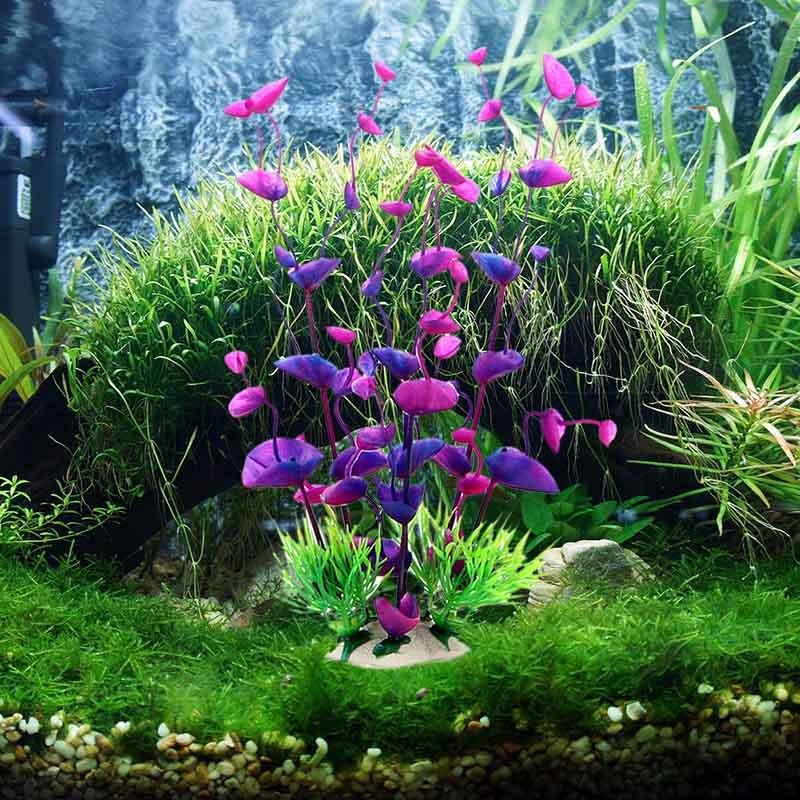 Aquarium Aquarium Dekor Grün Künstliche Kunststoff Unterwasser Gras Pflanzen Aquarium Zubehör Dekoration