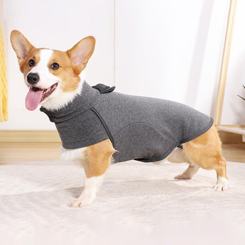 Hundepullover, Fleece-Weste, Rollkragenpullover, warme Winterpullover für kleine, mittelgroße und große Hunde