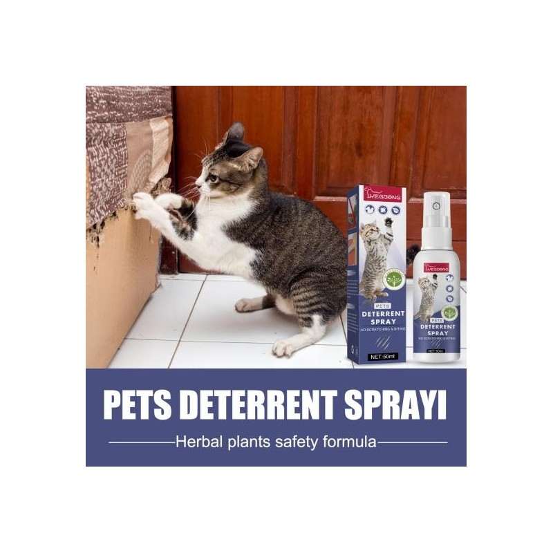 50ml Effektiver Inhaltsstoff Sicherheit Leichtes Haustier-Vertreibungsspray Natürliche Formel Katze für Möbel