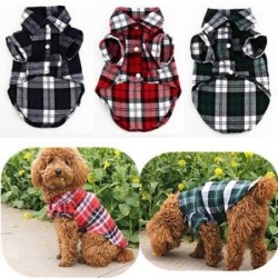 Haustier Plaid Hemd Revers...