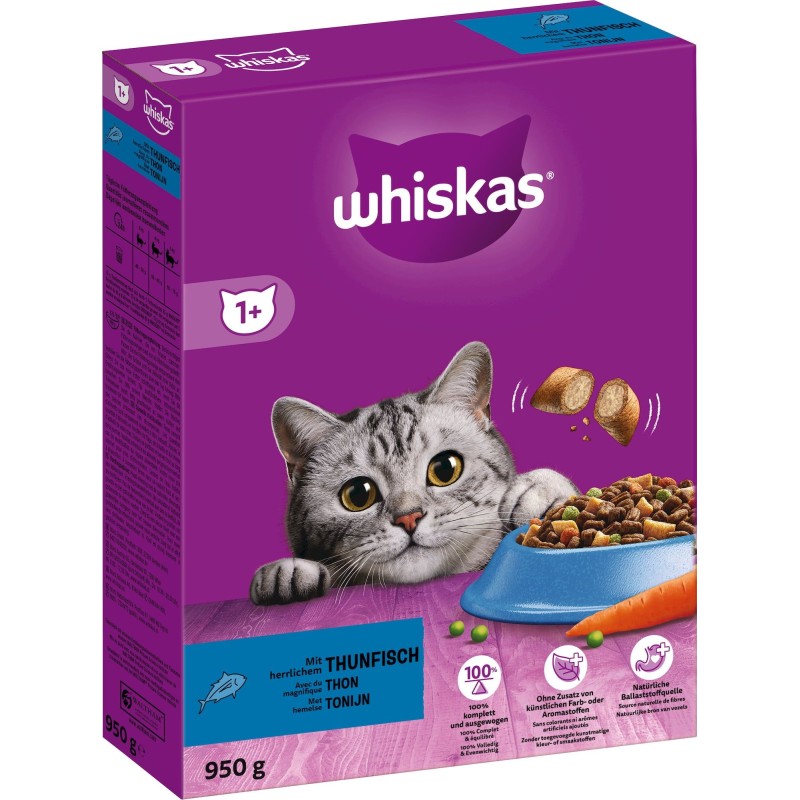 Whiskas Trocken mit Thunfisch 1+ - 950 g