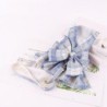 Ranboer Check Big Ribbon Geschirr-Set, Blau