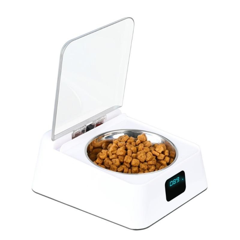 Automatic Cat Food Feeder,Smart Pet Feeder With Led Screen, Infrared Sensor Cat Feeder, Anti-mouse