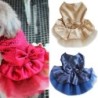 Haustier Hund Welpe Schleife Gaze Kleid Rock Katze Pailletten Prinzessin Kleidung Bekleidung