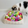 Petka cat toy wool ball 100P 4cm 1 pack, random color