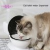 650 ml Katzen-Toilettenwasserspender, automatische Fütterung, Siphon-Design, staubdichte Abdeckung, saubere Trinkschale – Hau