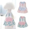 Pet Skirt Elastic Easy to Wear Bowknot Design Elegant Flower Lace Dog Skirt Photo