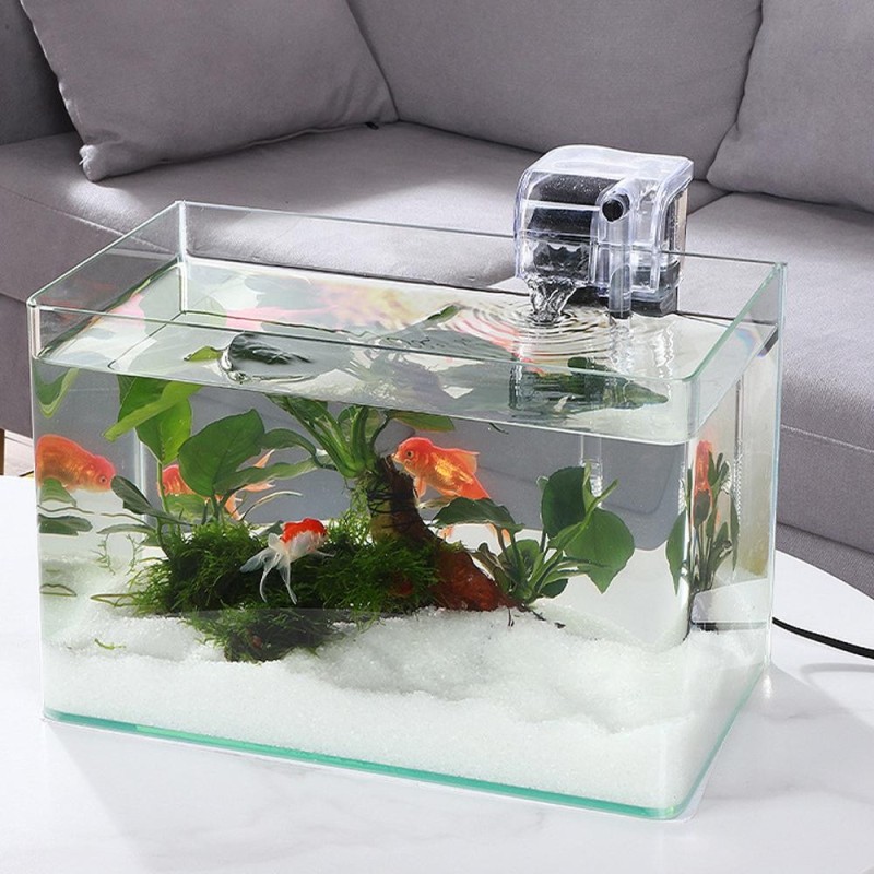 Sauerstoff-Tauchwasserreiniger, Wasserpumpen, Aquarium-Zubehör für Aquarien, externer Aufhängefilter, Mini-Aquariumfilter, US