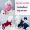 Haustierkleidung Vierbeiner Mode Brief Haustier Hundekleidung für Hunde Hoodie Sweatshirt einteiliger Overall Chihuahua Kleid