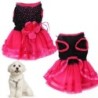 Haustier Hund Rose Blume Gaze Tutu Kleid Rock Welpe Katze Prinzessin Kleidung Bekleidung