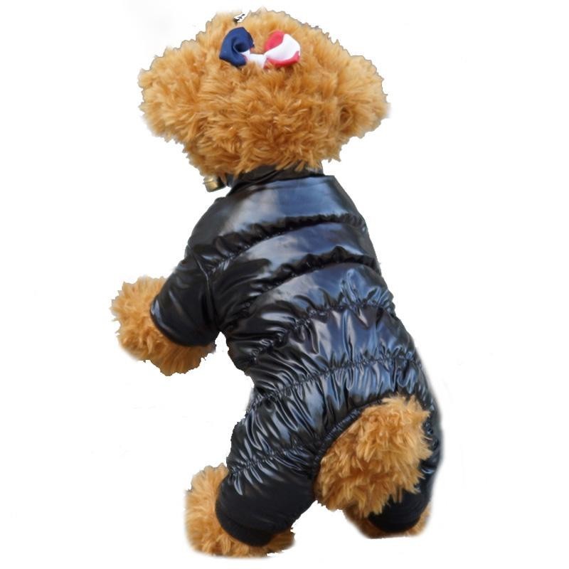 Einfarbige Winter-Hundekleidung, weiches Fleece-Futter, warmer Welpen-Overall, warmer Mantel für kleine Hunde