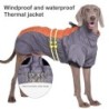 Haustierkleidung, verstellbar, reflektierend, wasserdicht, für Hunde, Wintermantel, warme, bequeme Hundejacke für kaltes Wett