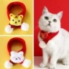 Pet Muffle Cartoon Doll Decor Dress-up Soft Texture Fashion Pet Cat Dogs Scarf