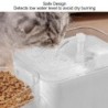 Trinkbrunnen für Haustiere, leiser automatischer zirkulierender Wasserspender für Haustiere mit Futternapf für Katzen und Hun