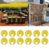 12 stücke Neue Gelbe Imker Bee Hive Nuc box Eingang Tore Bienenzucht Ausrüstung