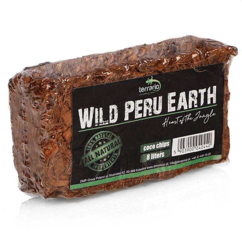 Terrario Wild Peru Earth 7L 650G - Kokosnuss-Rauhfaser-Substrat