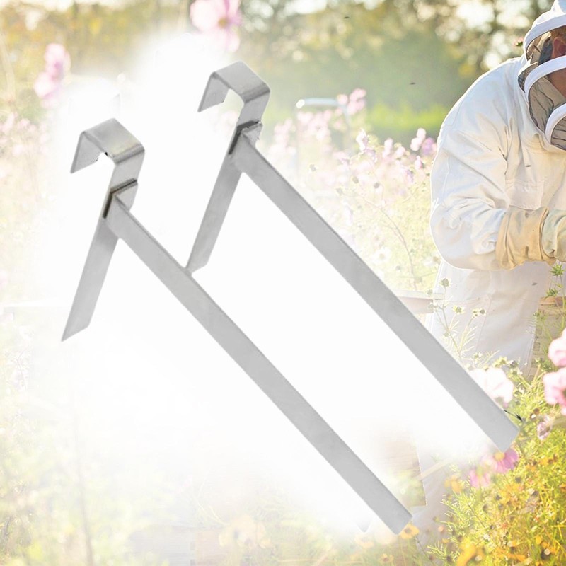 2x Beehive Frame Holder Support Rack for Honey Harvesting Inspection Easy to Install Bee Hives