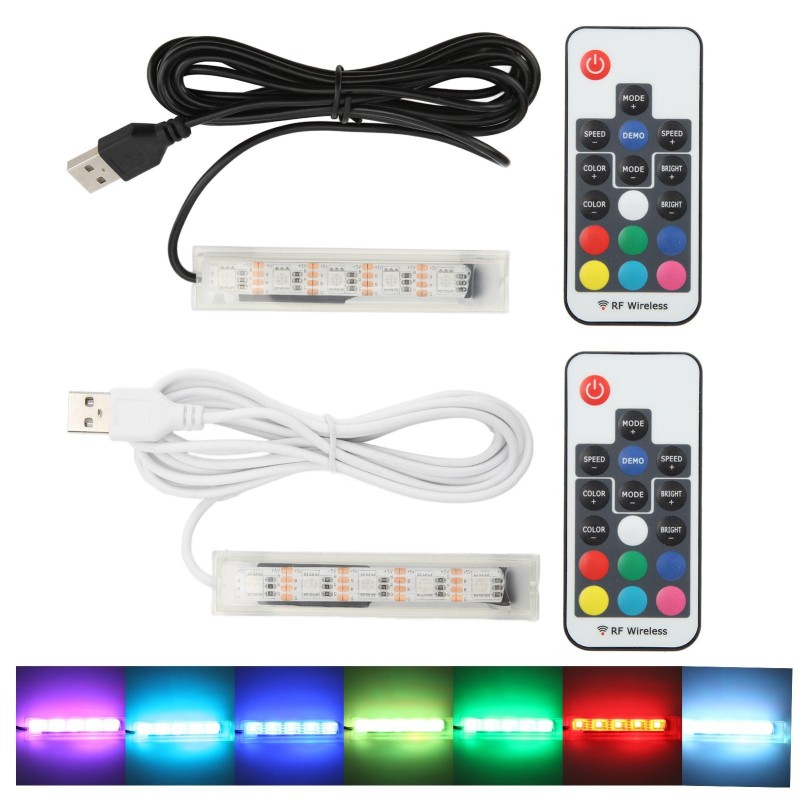 Aquarium Licht USB Powered Fernbedienung Bunte Fisch LED Lampe für Landschaft