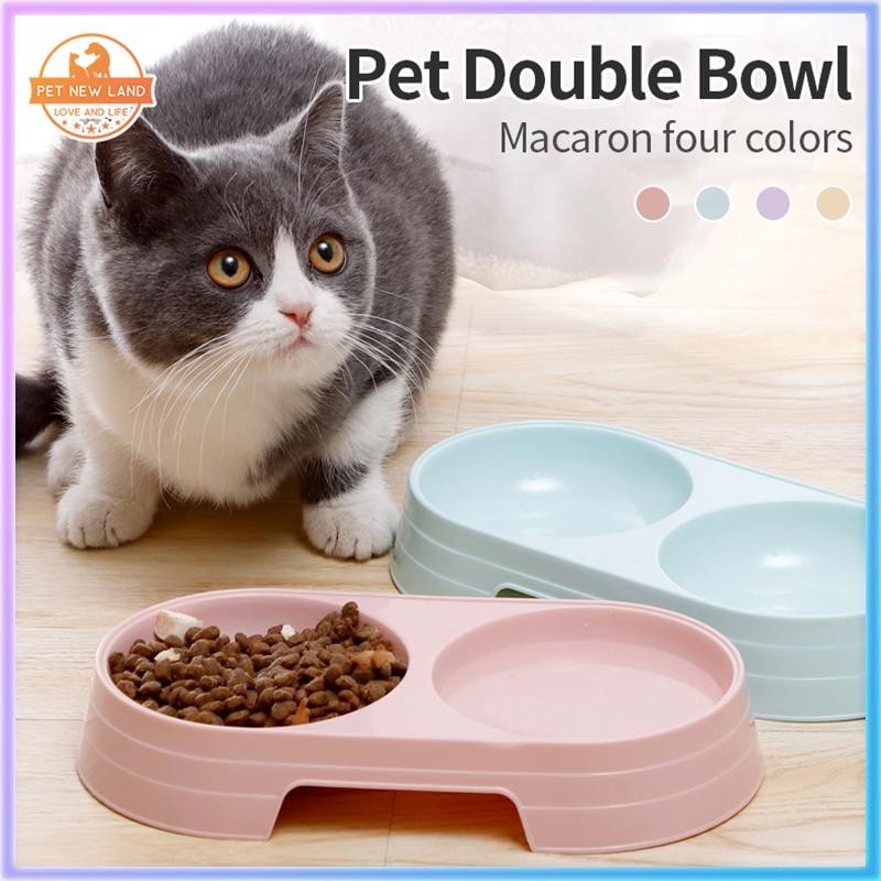 Pet New Land  Pet  2 in 1 feeder double bowls dog and cat feeder Drinking bowl food bowl