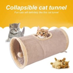 Cat Tube Toy Rattle Paper...