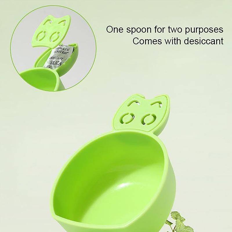 Pet Food Feeding Scoop Pet Food Shovel Creative Measuring Cup Cat Shaped Handle Design For Small To Medium Pets Feed Accessor