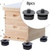 8 Pieces Beehive Feet Stands Stable Tools Replace Sturdy Easy to Install